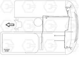 26371 Cable harnesses, L9, rear lights EW140 SER NO 1001-1487, Volvo Construction Equipment