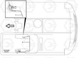 26374 Cable harness, Control panel, Lh EW140 SER NO 1001-1487, Volvo Construction Equipment