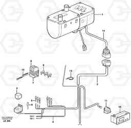 9905 Electric installation, diesel heater EW140 SER NO 1001-1487, Volvo Construction Equipment
