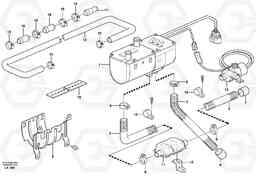 29015 Heater, diesel exhaust system EW140 SER NO 1001-1487, Volvo Construction Equipment