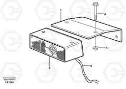 9904 Travel alarm, acoustic EW140 SER NO 1001-1487, Volvo Construction Equipment