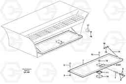 105463 Tool box EW140 SER NO 1001-1487, Volvo Construction Equipment