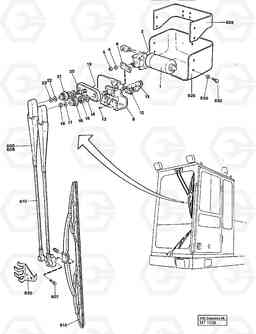 47296 Windscreen wiper, upper EW230 ?KERMAN ?KERMAN EW230 SER NO - 1447, Volvo Construction Equipment