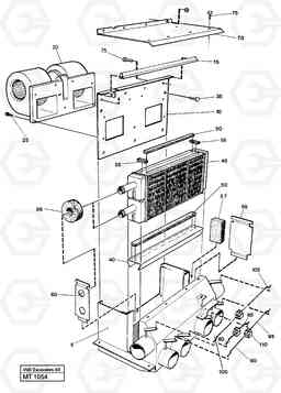 39405 Cab heater EC230 ?KERMAN ?KERMAN EC230 SER NO - 4368, Volvo Construction Equipment