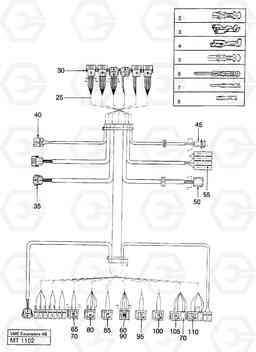 49861 Cable bunch, Side panel, Lh EC230 ?KERMAN ?KERMAN EC230 SER NO - 4368, Volvo Construction Equipment