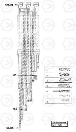 51261 Cable bunch, cab EW230 ?KERMAN ?KERMAN EW230 SER NO - 1447, Volvo Construction Equipment