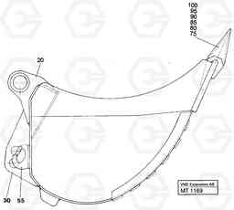 38401 Backhoe buckets, konv. attachment EC230 ?KERMAN ?KERMAN EC230 SER NO - 4368, Volvo Construction Equipment