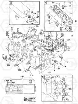 38153 Main valve assembly with connections EC230 ?KERMAN ?KERMAN EC230 SER NO - 4368, Volvo Construction Equipment