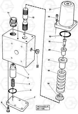 106469 Overcenter valve EC230 ?KERMAN ?KERMAN EC230 SER NO - 4368, Volvo Construction Equipment