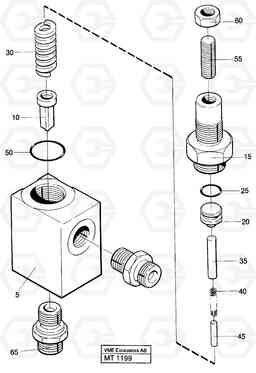 47384 Overflow valve EW230 ?KERMAN ?KERMAN EW230 SER NO - 1447, Volvo Construction Equipment