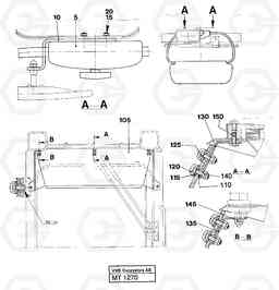 42961 Sun visor, internal and external EC230 ?KERMAN ?KERMAN EC230 SER NO - 4368, Volvo Construction Equipment