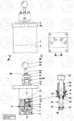 45475 Control pressure valve EC230 ?KERMAN ?KERMAN EC230 SER NO - 4368, Volvo Construction Equipment