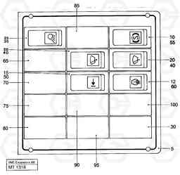 38505 Toggle switch panel EC230 ?KERMAN ?KERMAN EC230 SER NO - 4368, Volvo Construction Equipment