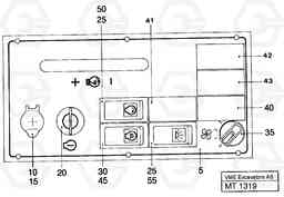 104774 Engine control panel EC230 ?KERMAN ?KERMAN EC230 SER NO - 4368, Volvo Construction Equipment