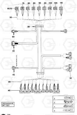 49862 Cable bunch, Side panel, Rh EC230 ?KERMAN ?KERMAN EC230 SER NO - 4368, Volvo Construction Equipment