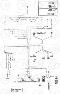 49863 Cable bunch, machine EC230 ?KERMAN ?KERMAN EC230 SER NO - 4368, Volvo Construction Equipment