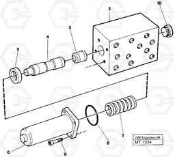 45480 Brake valve EC230 ?KERMAN ?KERMAN EC230 SER NO - 4368, Volvo Construction Equipment