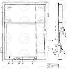 51004 Door, Rh EW230 ?KERMAN ?KERMAN EW230 SER NO - 1447, Volvo Construction Equipment