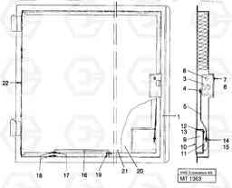 33486 Door, rear Rh EC230 ?KERMAN ?KERMAN EC230 SER NO - 4368, Volvo Construction Equipment
