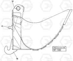 49718 Slope buckets, quick fit EW230 ?KERMAN ?KERMAN EW230 SER NO - 1447, Volvo Construction Equipment