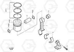 73120 Connecting rod and piston EC210, Volvo Construction Equipment