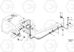 33871 Fuel pipe - Fuel tank EC210, Volvo Construction Equipment