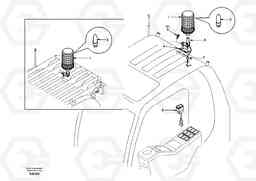 23762 Rotating beacon EC210, Volvo Construction Equipment