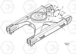 16951 Undercarriage frame EC210, Volvo Construction Equipment