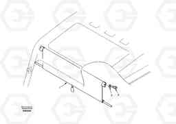 17553 Sun visor interior EC210, Volvo Construction Equipment