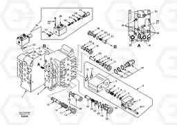 94302 Main control valve, relief valve and dipper arm holding EC210, Volvo Construction Equipment