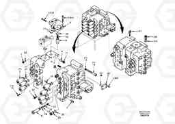 95784 Control valve with fitting parts. EC210, Volvo Construction Equipment