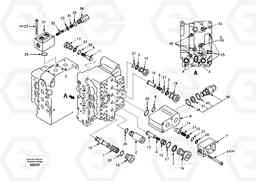 40771 Main control valve, relief valve and dipper arm holding EC210, Volvo Construction Equipment