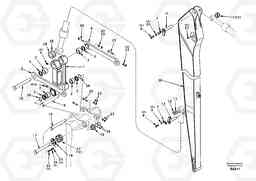 100335 Links to dipper arm, super long EC210, Volvo Construction Equipment