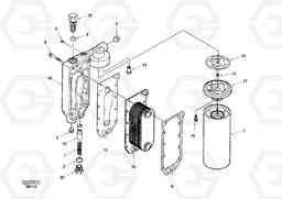 33857 Oil cooler EC240, Volvo Construction Equipment