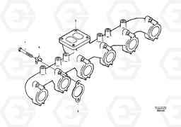 18417 Exhaust manifold EC240, Volvo Construction Equipment