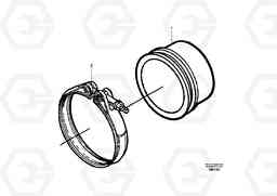 18421 Exhaust connection EC240, Volvo Construction Equipment