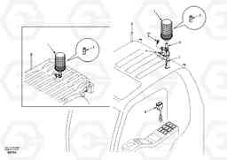 23763 Rotating beacon EC240, Volvo Construction Equipment