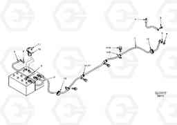 5705 Cables, battery EC240, Volvo Construction Equipment