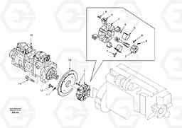 39332 Pump gearbox with assembling parts EC240, Volvo Construction Equipment