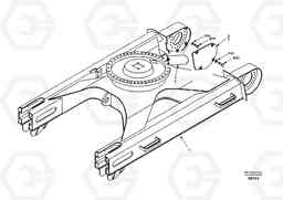 63854 Undercarriage frame EC240, Volvo Construction Equipment