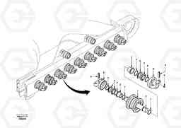 16991 Bottom roller EC240, Volvo Construction Equipment