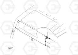 11398 Sun visor interior EC240, Volvo Construction Equipment