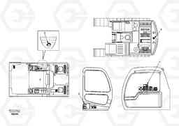 33897 Decal, inner location EC240, Volvo Construction Equipment