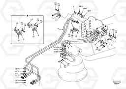 76382 Hydraulic system, control valve to boom and swing EC240, Volvo Construction Equipment