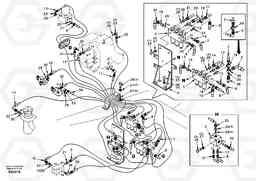 44292 Servo system, control valve to solenoid valve EC240, Volvo Construction Equipment