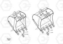 17159 Buckets for Quickfit EC240, Volvo Construction Equipment