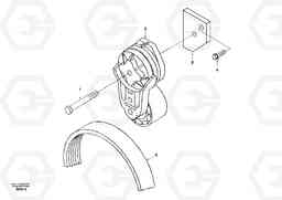 43594 Automatic belt tensioner with fitting parts EC240, Volvo Construction Equipment