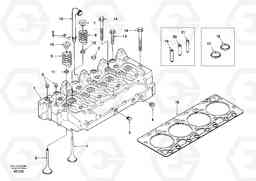 19654 Cylinder head EC140, Volvo Construction Equipment