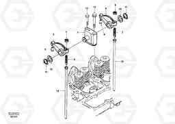 36654 Rocker arm EC140, Volvo Construction Equipment