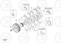 36673 Crankshaft EC140, Volvo Construction Equipment